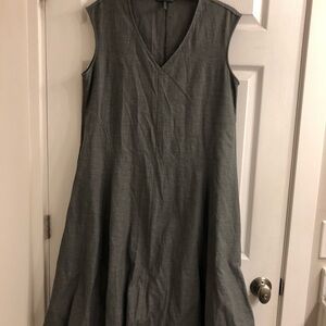 Charcoal grey with pinstripes OSKA dress